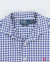 Vintage Y2K 00s Polo Ralph Lauren Gingham Long Sleeve Westerton Shirt - XL