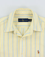 Vintage Ralph Lauren Striped Classic Long Sleeve Oxford Shirt - S