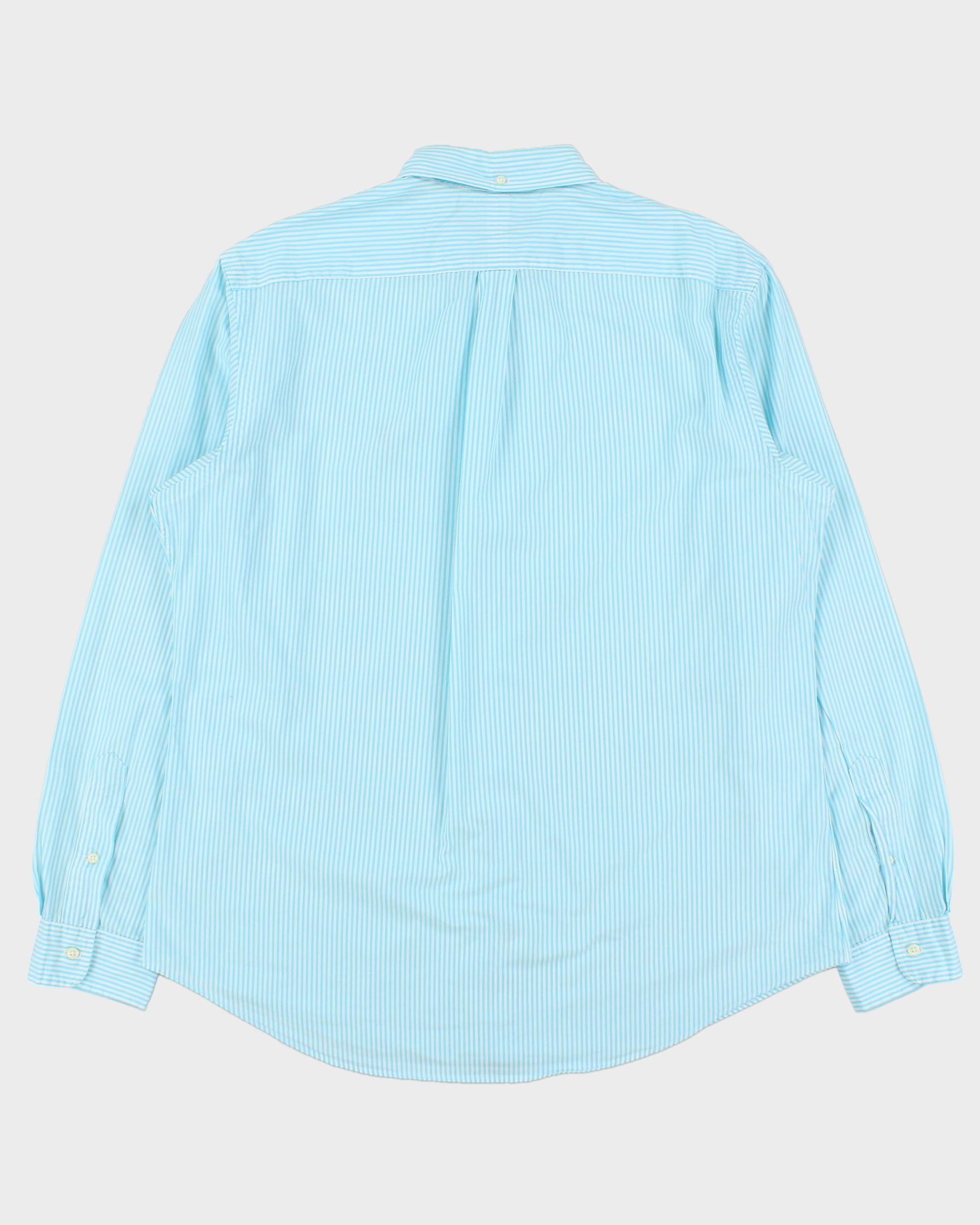 Vintage Y2K 00s Ralph Lauren Striped Custom Fit Long Sleeve Shirt - XL