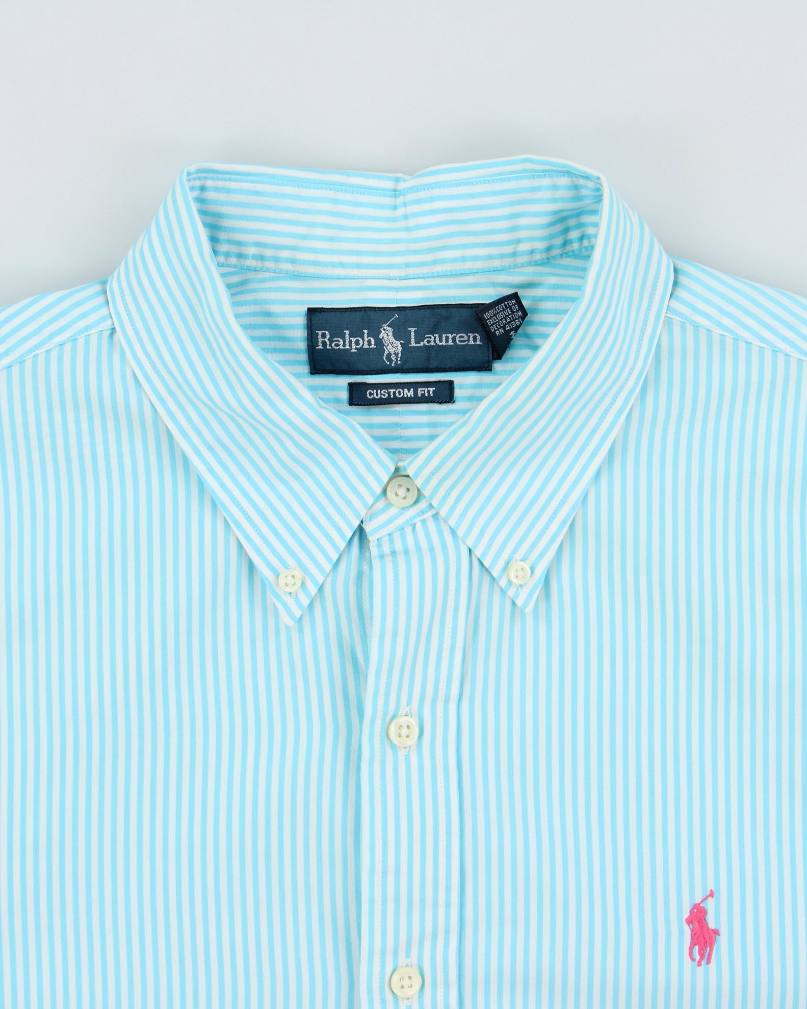 Vintage Y2K 00s Ralph Lauren Striped Custom Fit Long Sleeve Shirt - XL