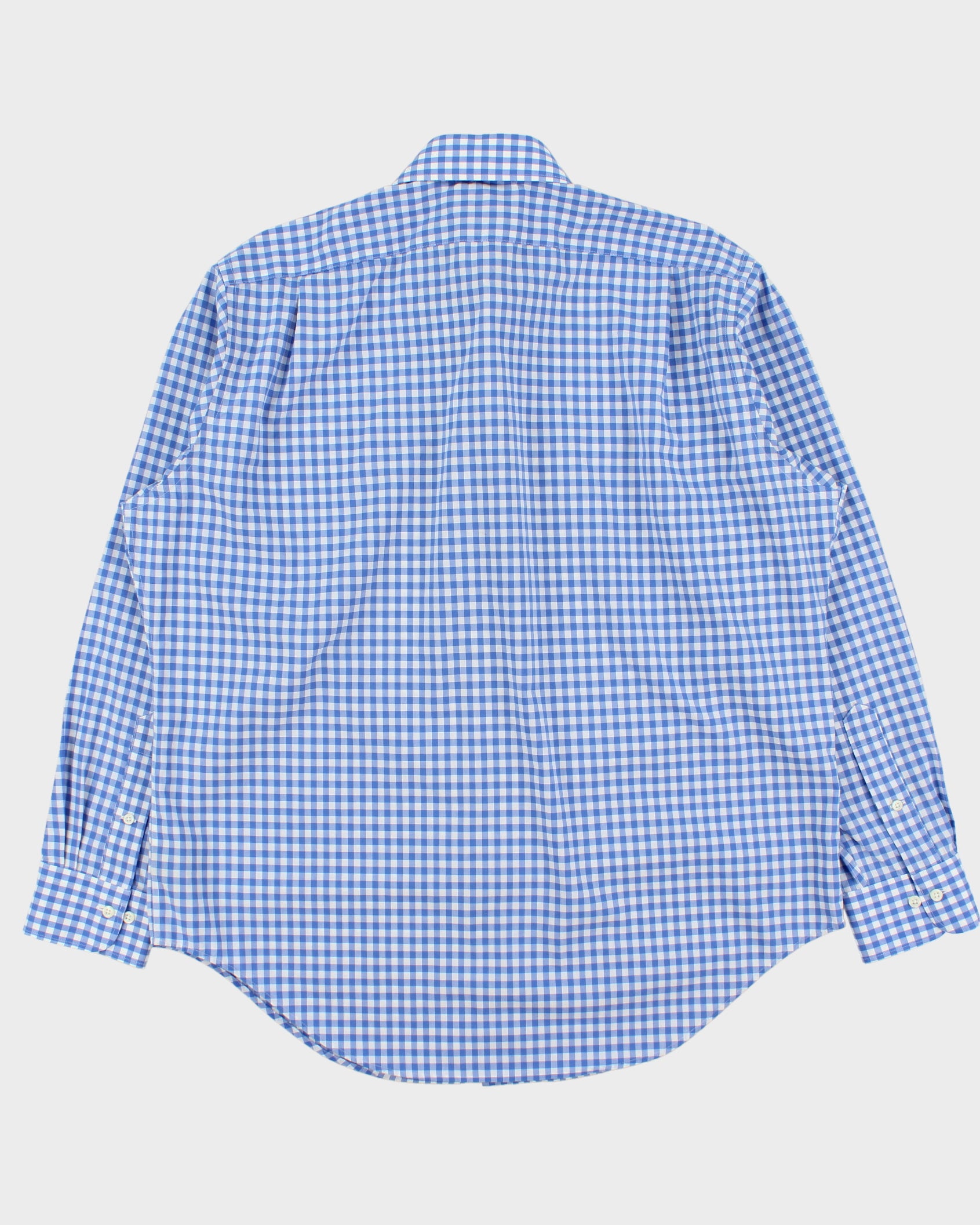 Vintage Y2K 00s Lauren Ralph Lauren Gingham Classic Fit Long Sleeve Shirt - XL