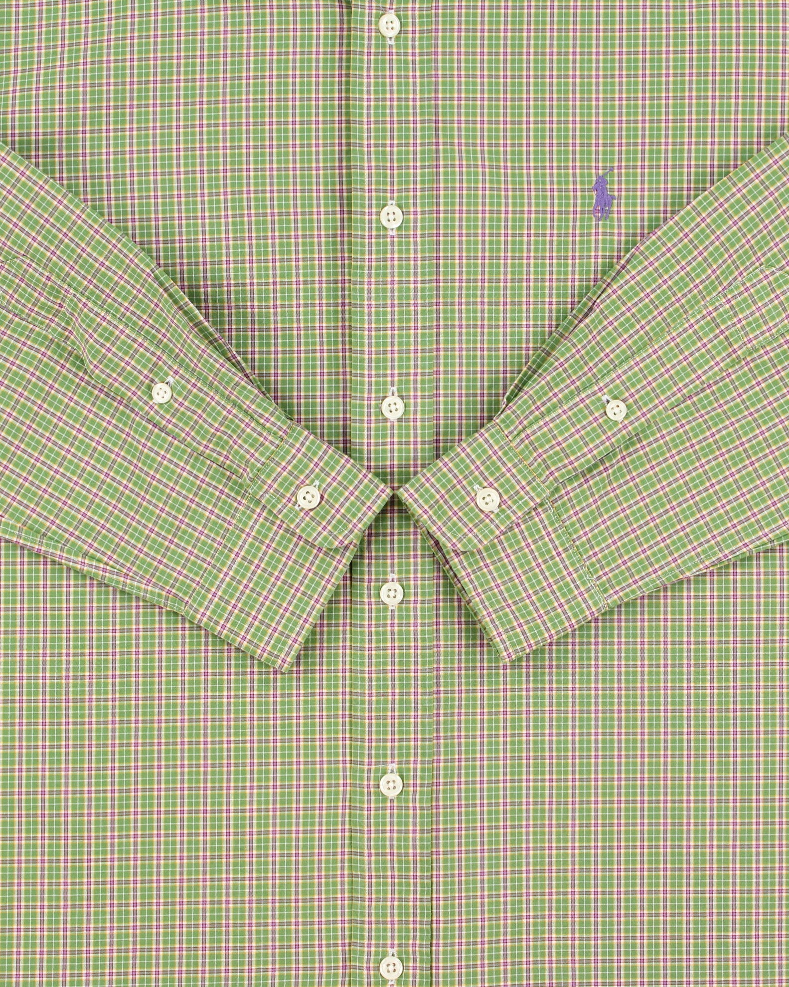 Vintage Y2K 00s Polo Ralph Lauren Plaid Classic Fit Long Sleeve Shirt - M