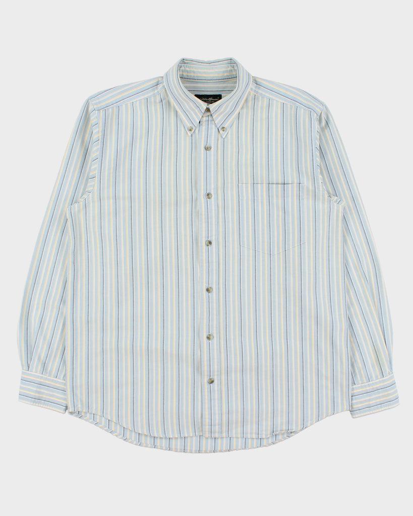 トップス 00s OLD Eddie Bauer striped l/s tee y2k Vintage Y2K 00s Eddie Bauer Striped Relaxed Fit Long Sleeve Shirt