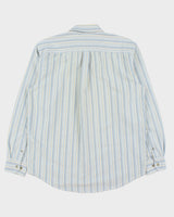 Vintage Y2K 00s Eddie Bauer Striped Relaxed Fit Long Sleeve Shirt - L