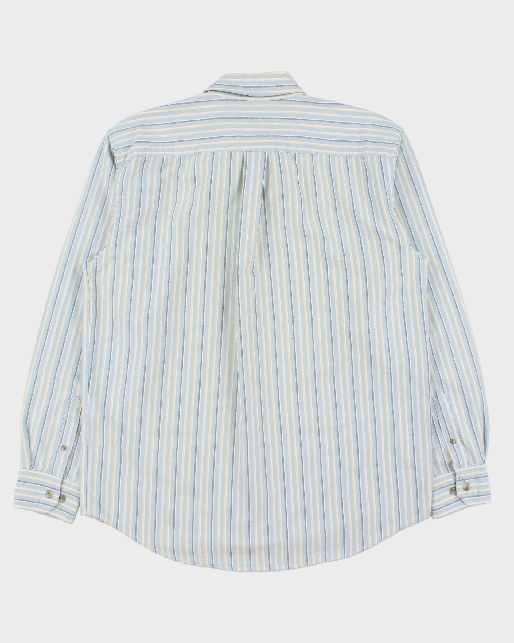 Vintage Y2K 00s Eddie Bauer Striped Relaxed Fit Long Sleeve Shirt - L