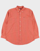 Vintage Y2K 00s Tommy Hilfiger Tartan Plaid Long Sleeve Shirt - L