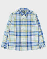 Vintage Eddie Bauer Plaid Seersucker Classic Fit Long Sleeve Shirt - XL