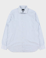 Vintage Y2K 00s Ermenegildo Zegna Striped Long Sleeve Dress Shirt - XL