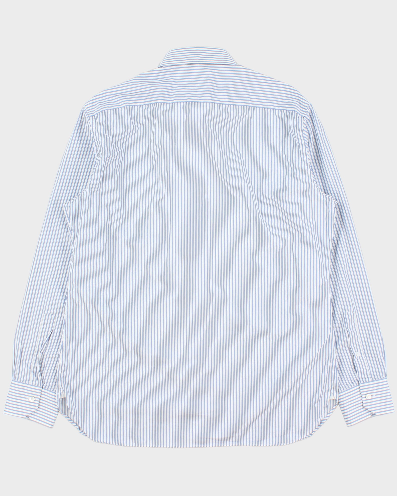 Vintage Y2K 00s Ermenegildo Zegna Striped Long Sleeve Dress Shirt - XL