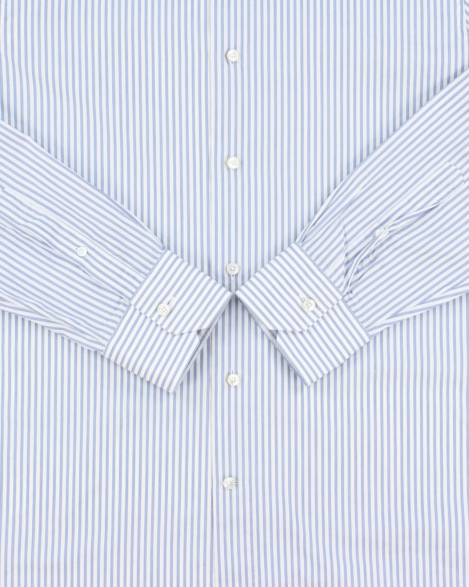 Vintage Y2K 00s Ermenegildo Zegna Striped Long Sleeve Dress Shirt - XL