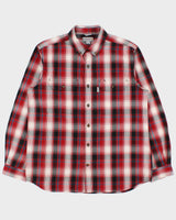 Vintage Carhartt Plaid Relaxed Fit Long Sleeve Workwear Shirt - L
