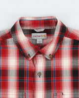 Vintage Carhartt Plaid Relaxed Fit Long Sleeve Workwear Shirt - L