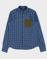 Arc'teryx 'Bernal' Plaid Snap Button Long Sleeve Technical Shirt - M