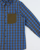 Arc'teryx 'Bernal' Plaid Snap Button Long Sleeve Technical Shirt - M