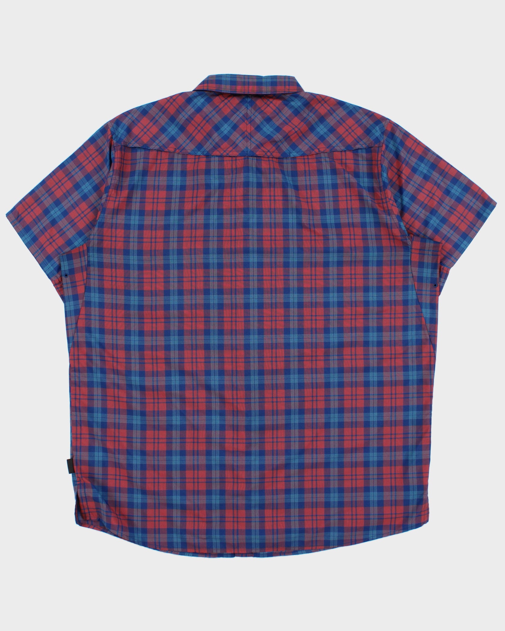 Vintage Patagonia Plaid Snap Button Short Sleeve Hiking Shirt - XL