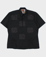 Vintage Y2K 00s Parasuco Denim Legend 88 Embroidered Short Sleeve Shirt - XXL