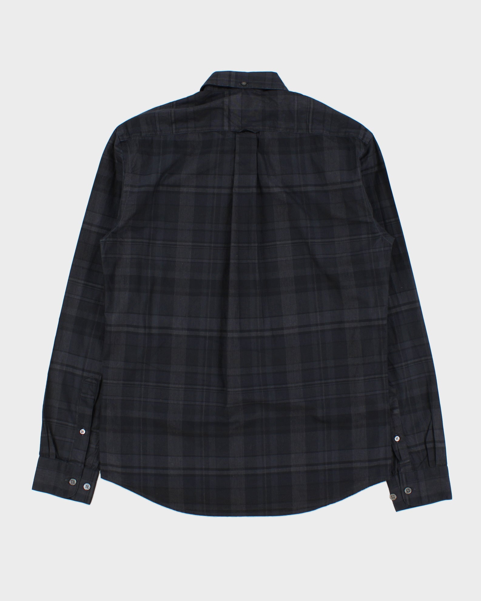 AW14 Acne Studios Isherwood Check Classic Fit Long Sleeve Shirt - S