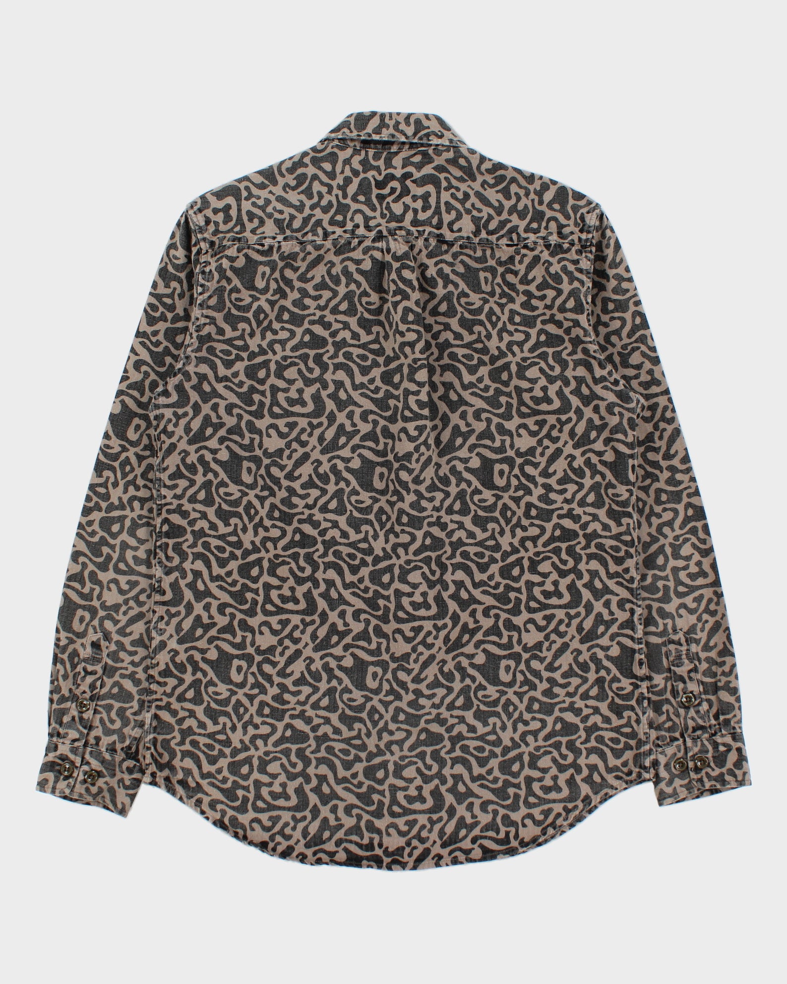 FW13 Supreme Pacific Camo Long Sleeve Army Shirt - M