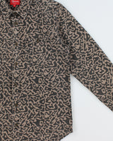 FW13 Supreme Pacific Camo Long Sleeve Army Shirt - M
