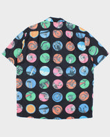 Vintage Y2K 00s Paul Smith Soft Shell Biker Dot Short Sleeve Shirt - L