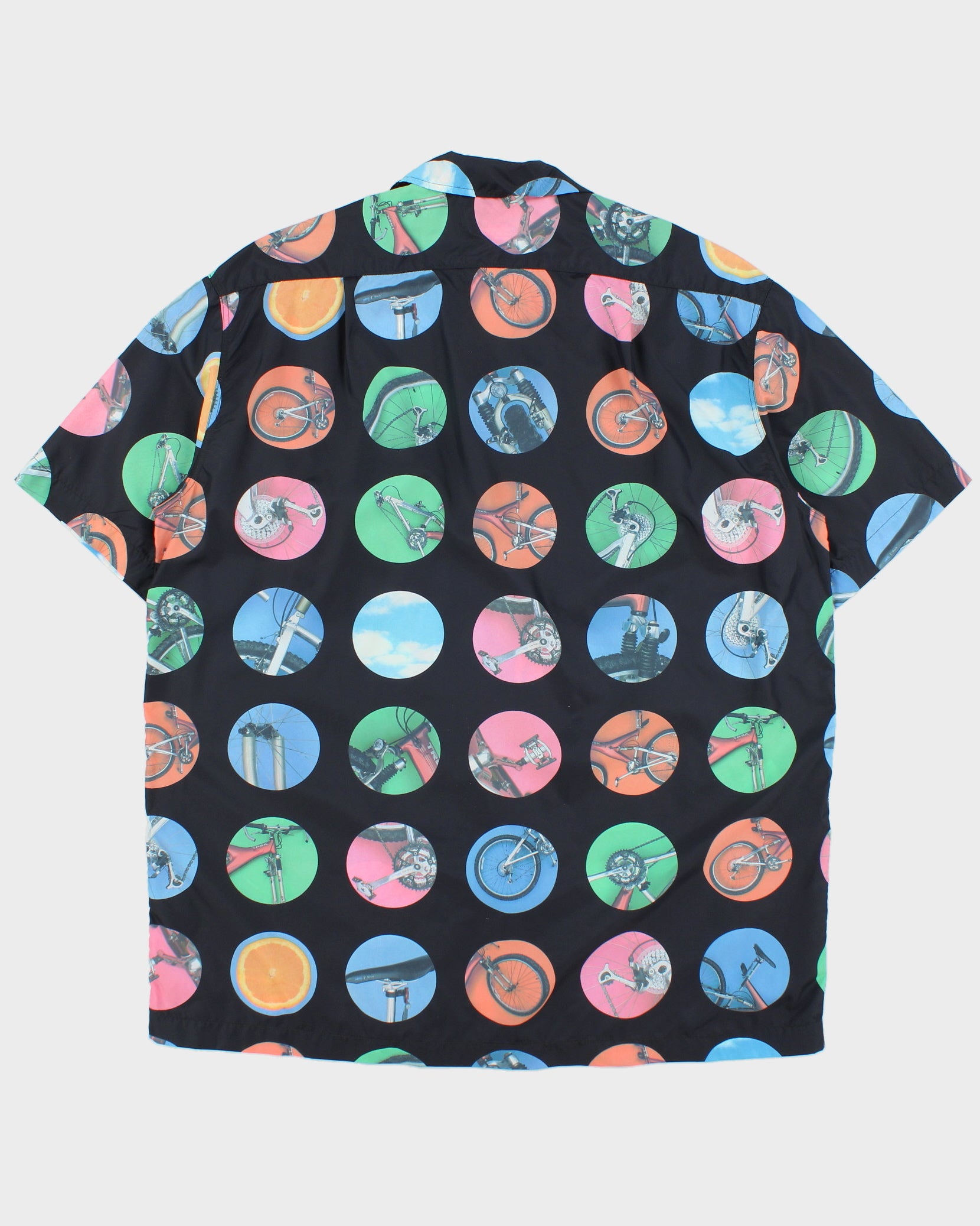 Vintage Y2K 00s Paul Smith Soft Shell Biker Dot Short Sleeve Shirt - L