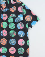 Vintage Y2K 00s Paul Smith Soft Shell Biker Dot Short Sleeve Shirt - L