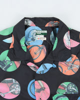 Vintage Y2K 00s Paul Smith Soft Shell Biker Dot Short Sleeve Shirt - L
