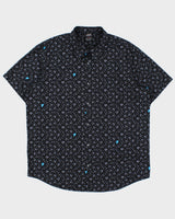 Vintage Oakley Patterned Regular Fit Short Sleeve Shirt - XL