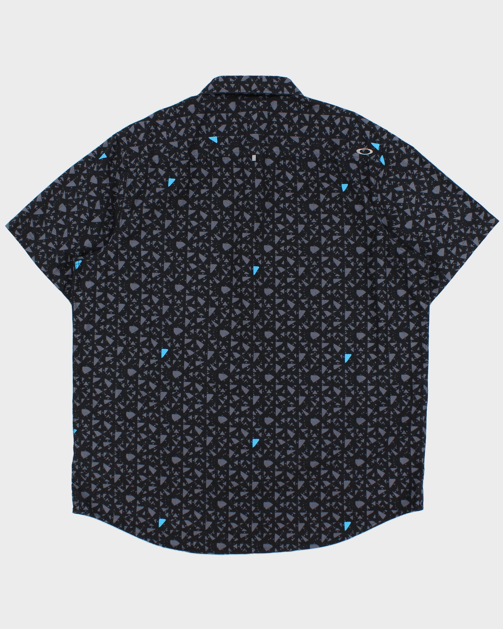 Vintage Oakley Patterned Regular Fit Short Sleeve Shirt - XL