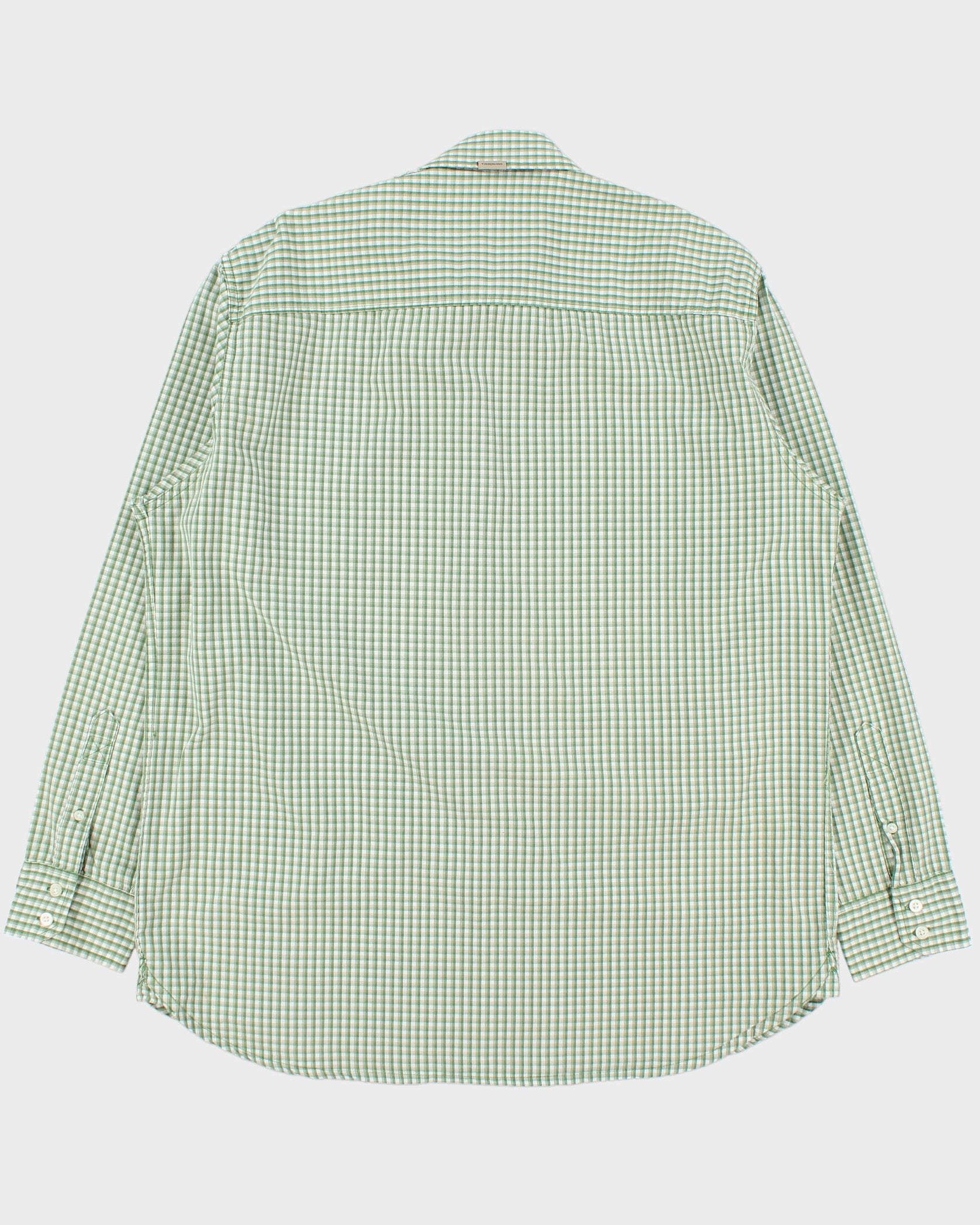 Vintage 2000s Timberland Check Long Sleeve Shirt - L