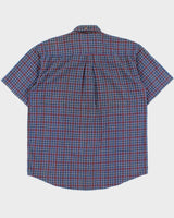 Vintage 1990s Timberland Weathergear Short Sleeve Check Shirt - L