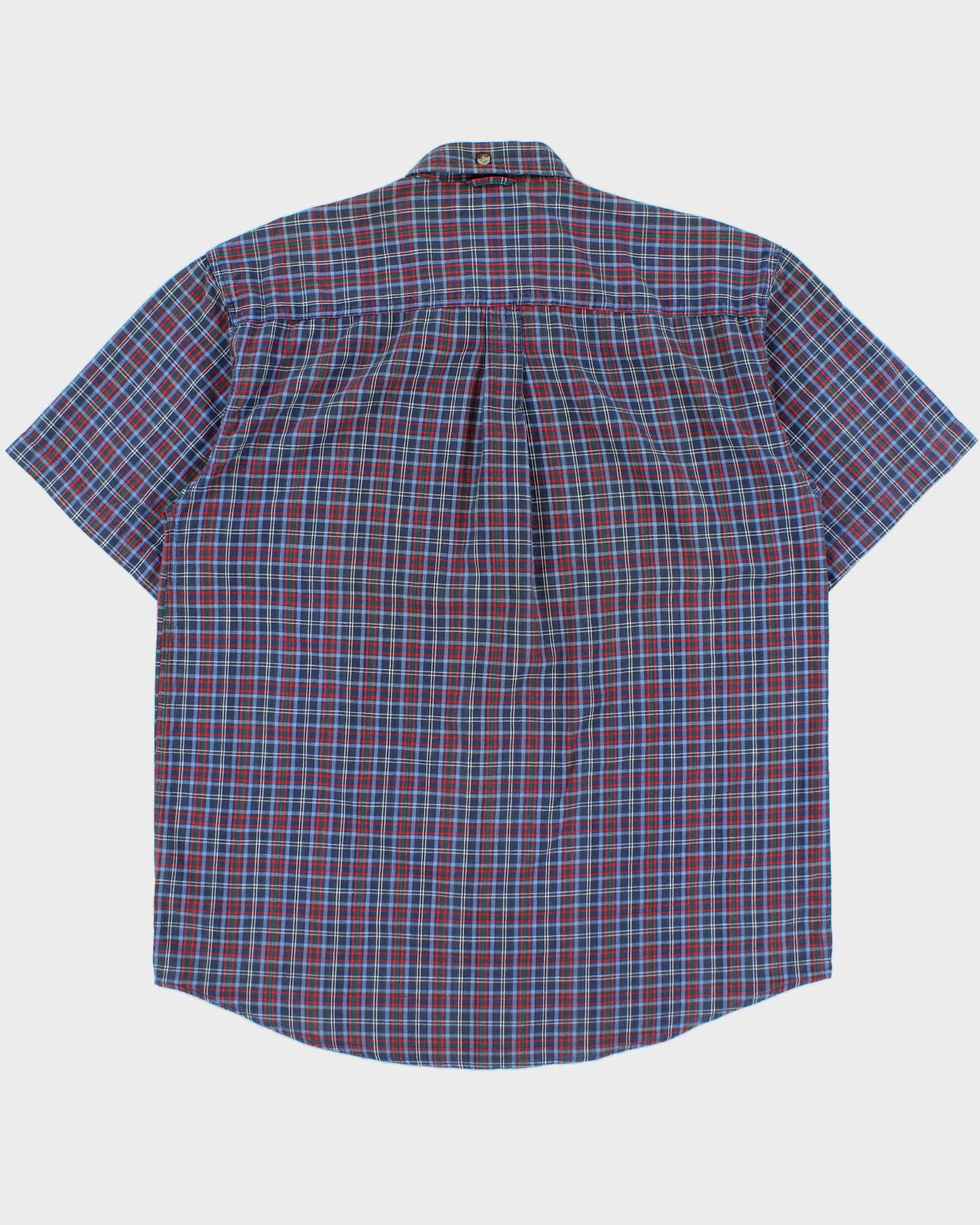 Vintage 1990s Timberland Weathergear Short Sleeve Check Shirt - L