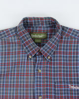 Vintage 1990s Timberland Weathergear Short Sleeve Check Shirt - L