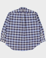 Vintage 1990s Ralph Lauren 'Big Shirt' Long Sleeve Check Shirt - L