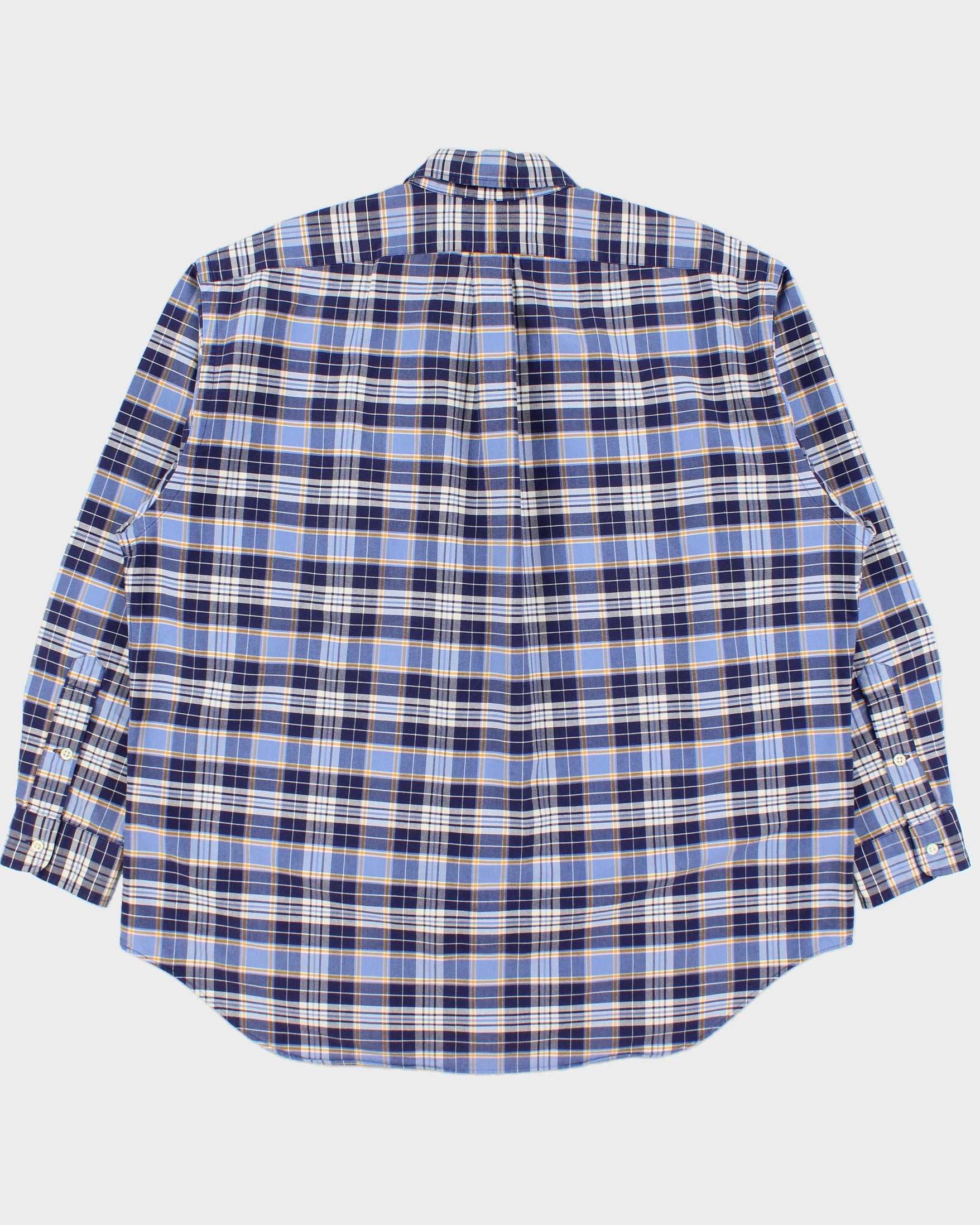 Vintage 1990s Ralph Lauren 'Big Shirt' Long Sleeve Check Shirt - L