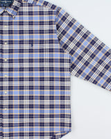 Vintage 1990s Ralph Lauren 'Big Shirt' Long Sleeve Check Shirt - L
