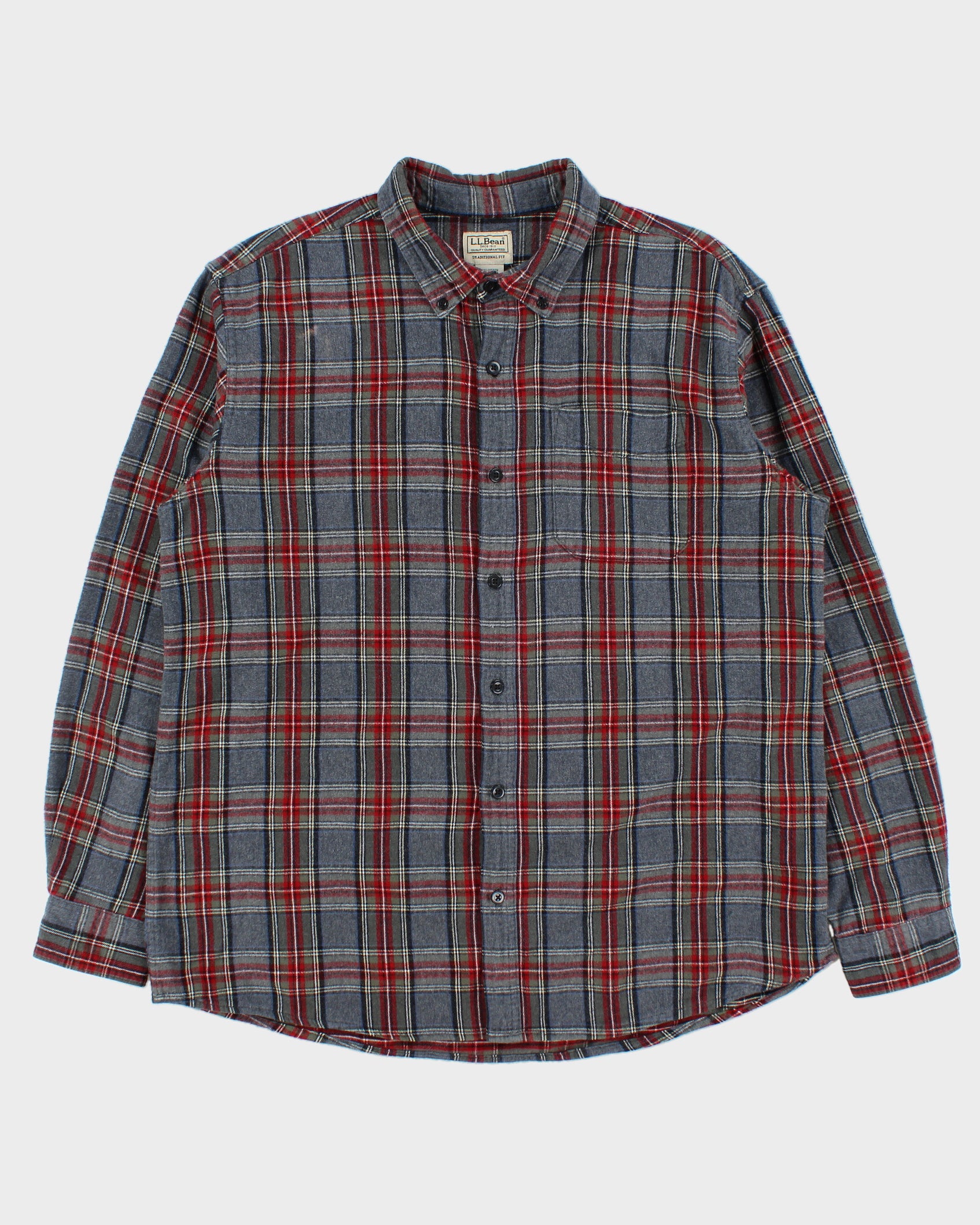 Vintage L.L. Bean 'Traditional Fit' Flannel Shirt - XL