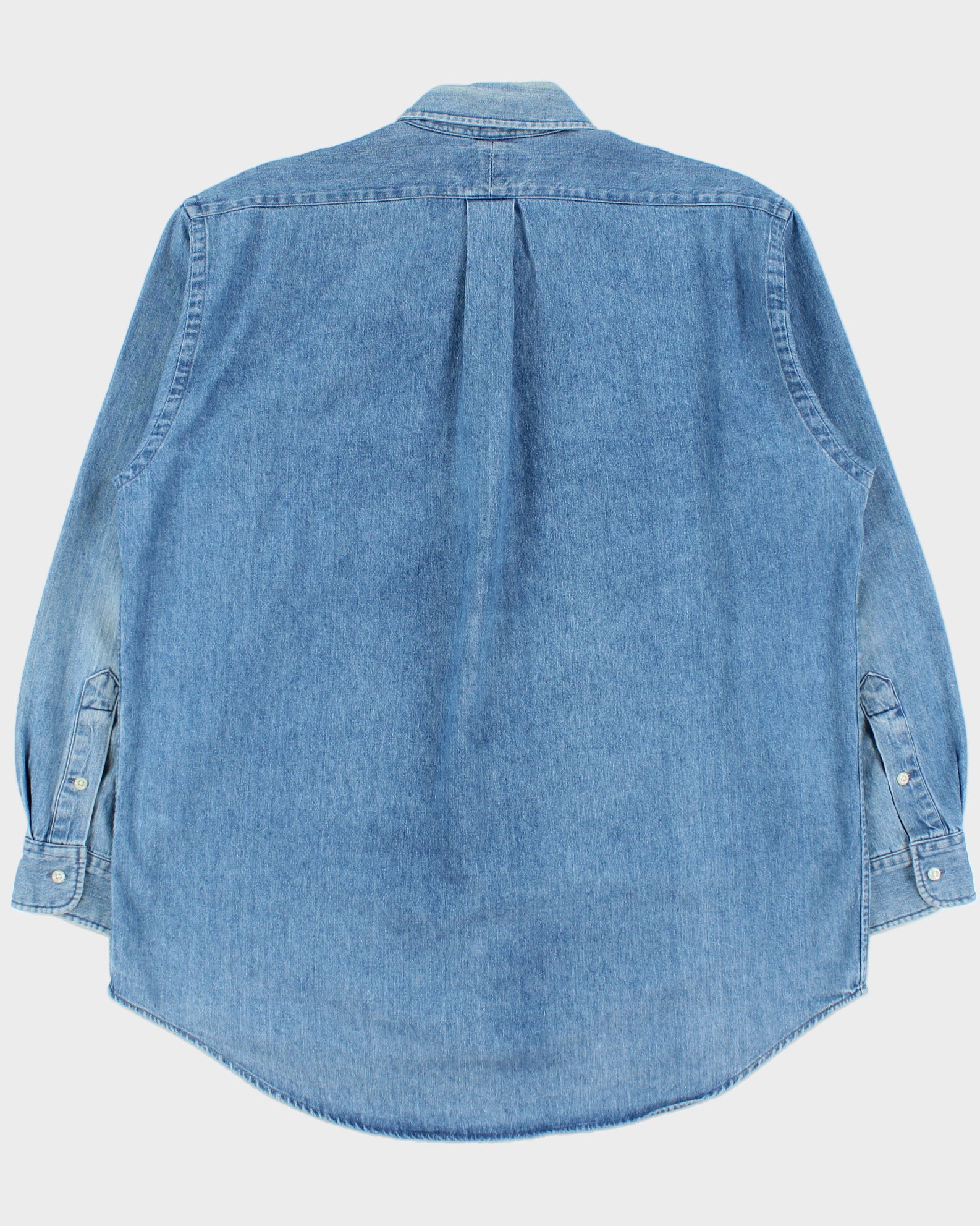 Vintage 1990s Ralph Lauren 'Blaire' Oversized Denim Shirt - M