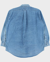 Vintage 1990s Ralph Lauren 'Blaire' Oversized Denim Shirt - M