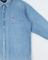 Vintage 1990s Ralph Lauren 'Blaire' Oversized Denim Shirt - M