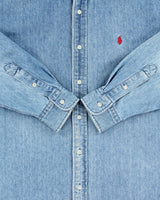 Vintage 1990s Ralph Lauren 'Blaire' Oversized Denim Shirt - M