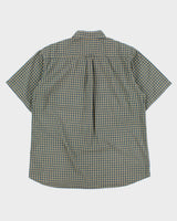 Vintage 1990s Fila Check Short Sleeve Shirt - M