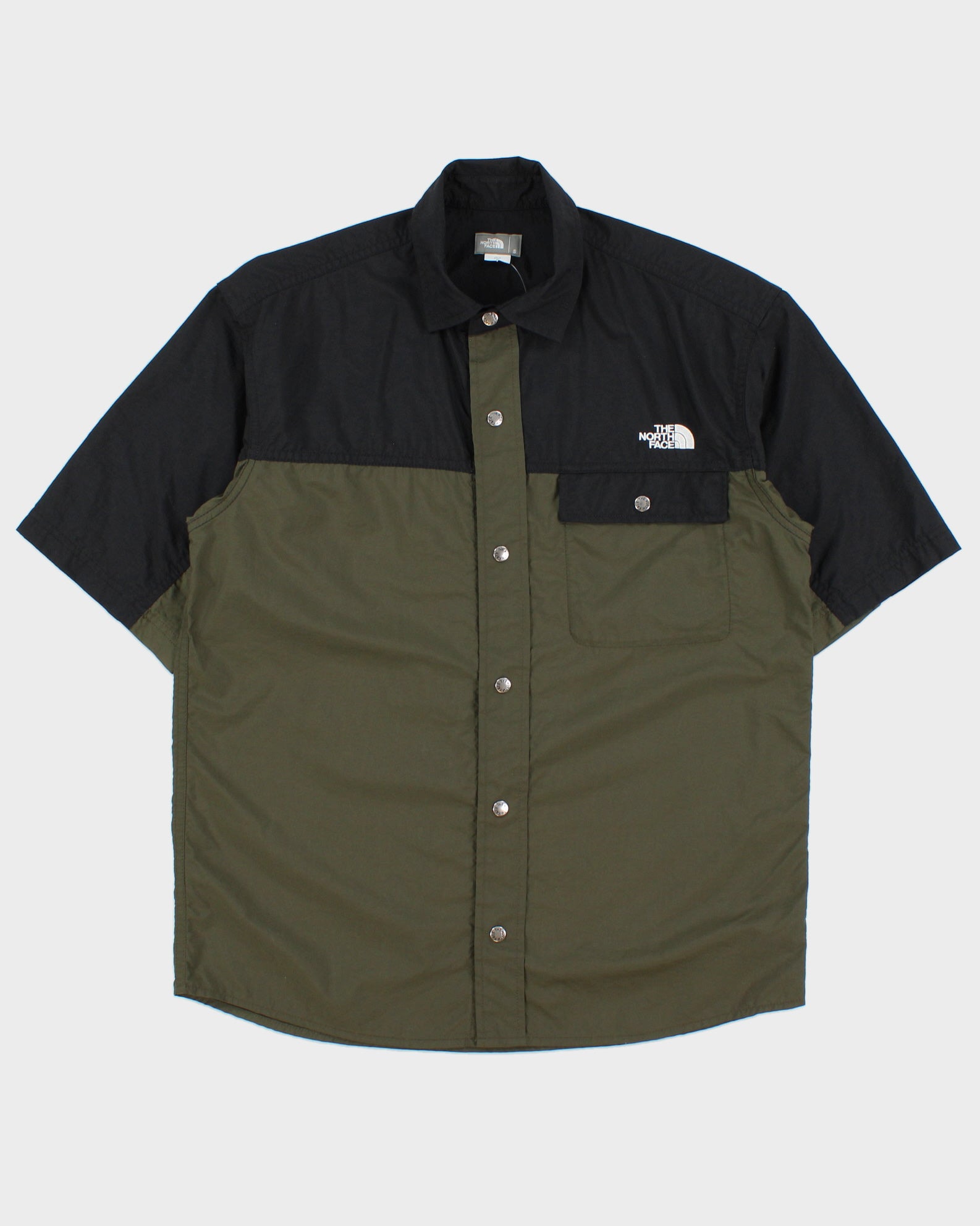 Vintage The North Face Snap Button Short Sleeve Shirt - S
