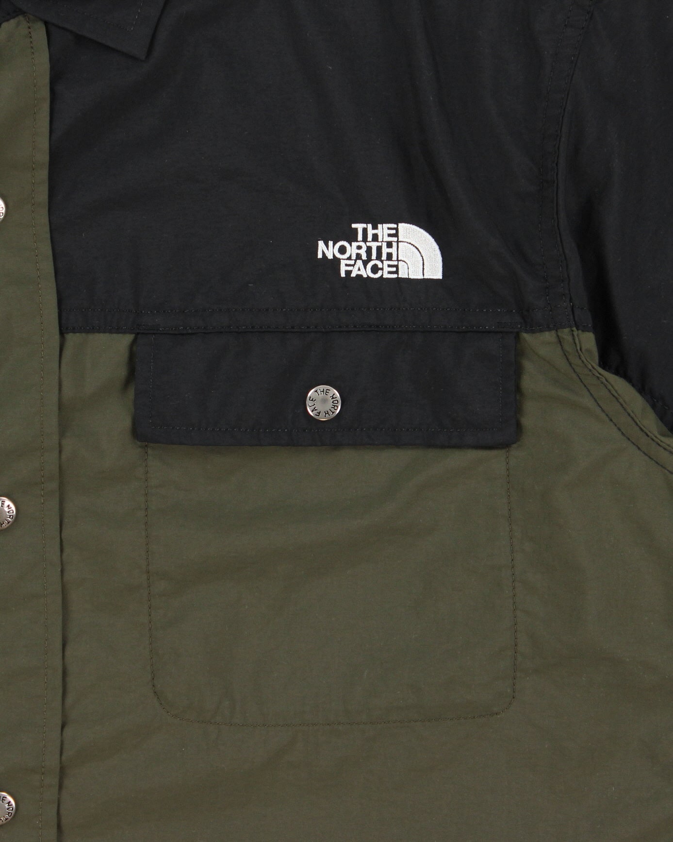 Vintage The North Face Snap Button Short Sleeve Shirt - S
