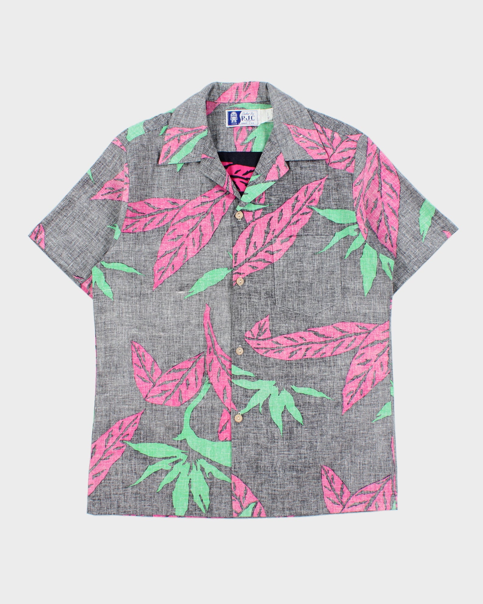 Vintage 1990s RJC Made In USA Hawaiian Shirt - S