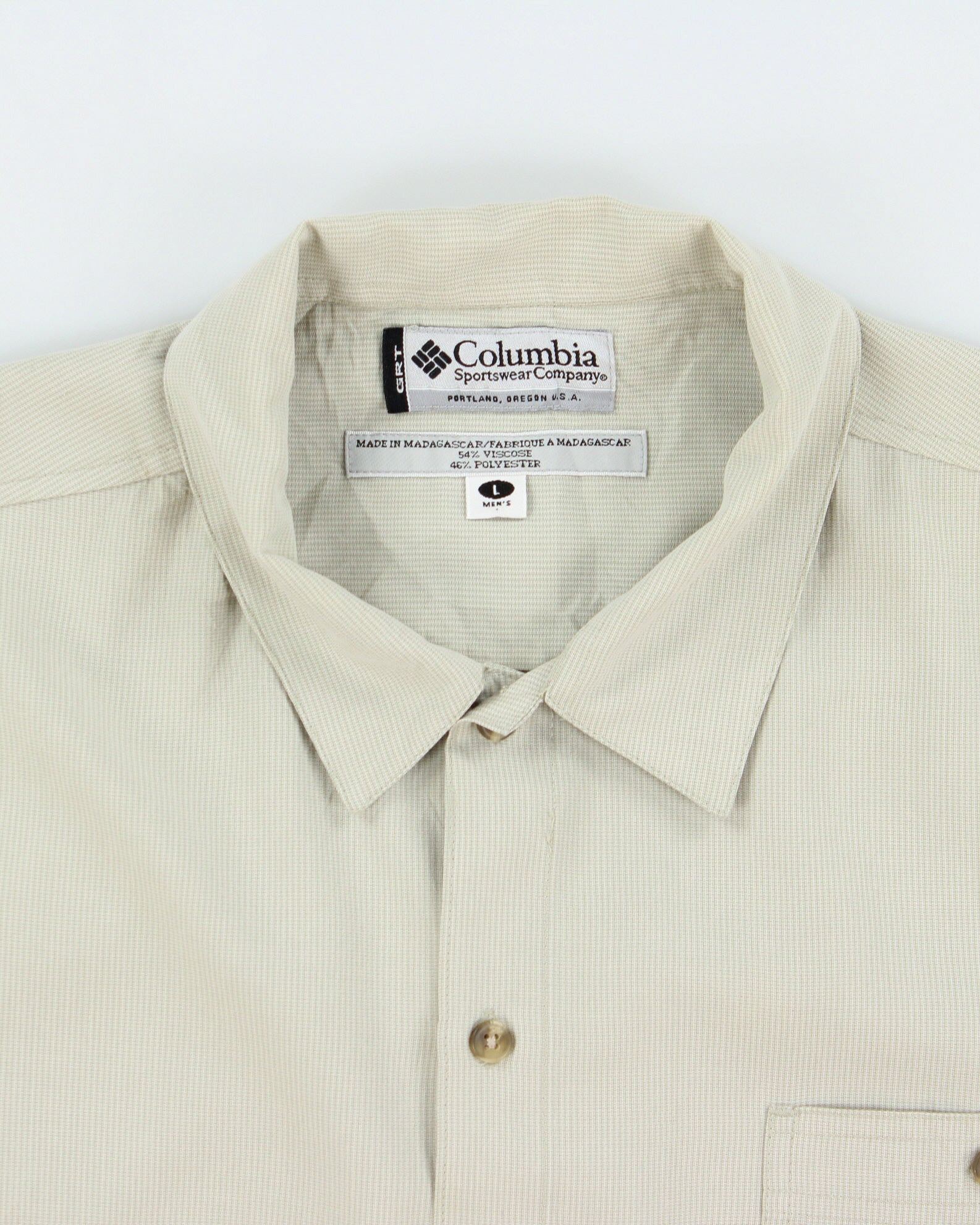Vintage 1990s Columbia GRT Short Sleeve Shirt - L