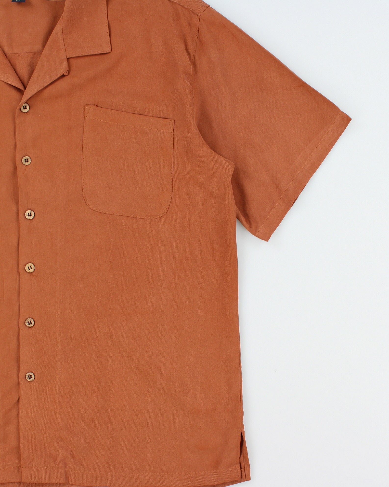 Vintage Y2K 00s Tommy Bahama Clay Brown Silk Embroidered Cafe Paradise Hawaiian Shirt - XL
