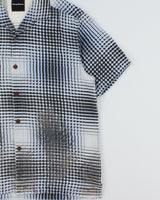 Vintage Tommy Bahama Pattern Striped Silk Hawaiian Shirt - L