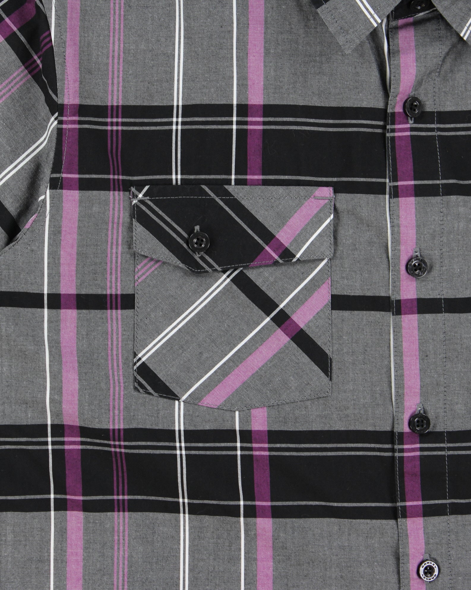 Vintage Oakley Plaid Short Sleeve Pocket Shirt - L