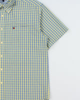 Vintage 1990s Tommy Hilfiger Plaid Classic Fit Short Sleeve Shirt - L